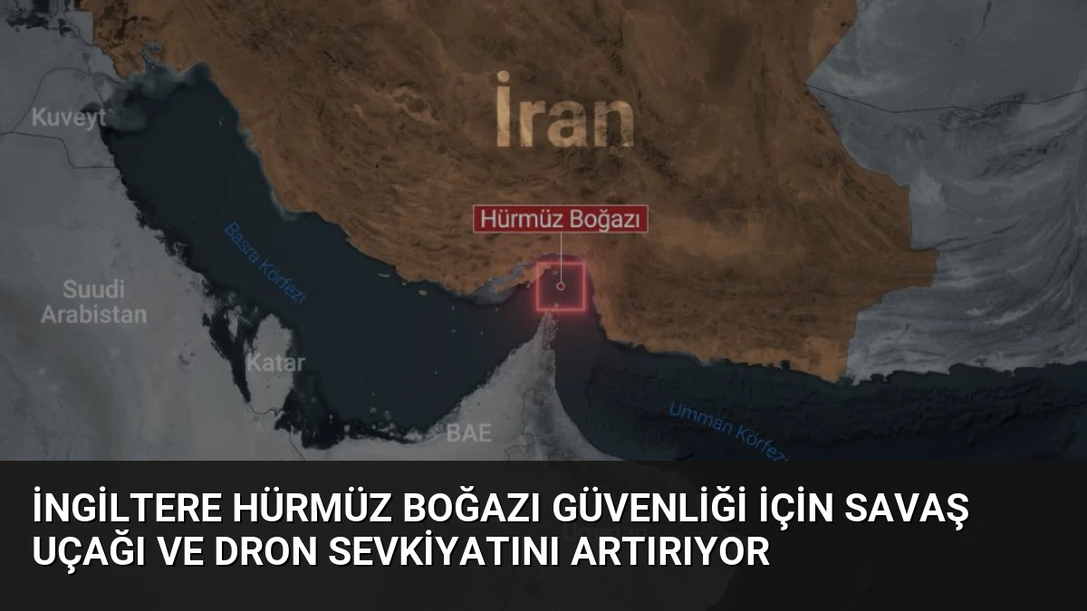 İngiltere Hürmüz Boğazı Güvenliği İçin Savaş Uçağı ve Dron Sevkiyatını Artırıyor