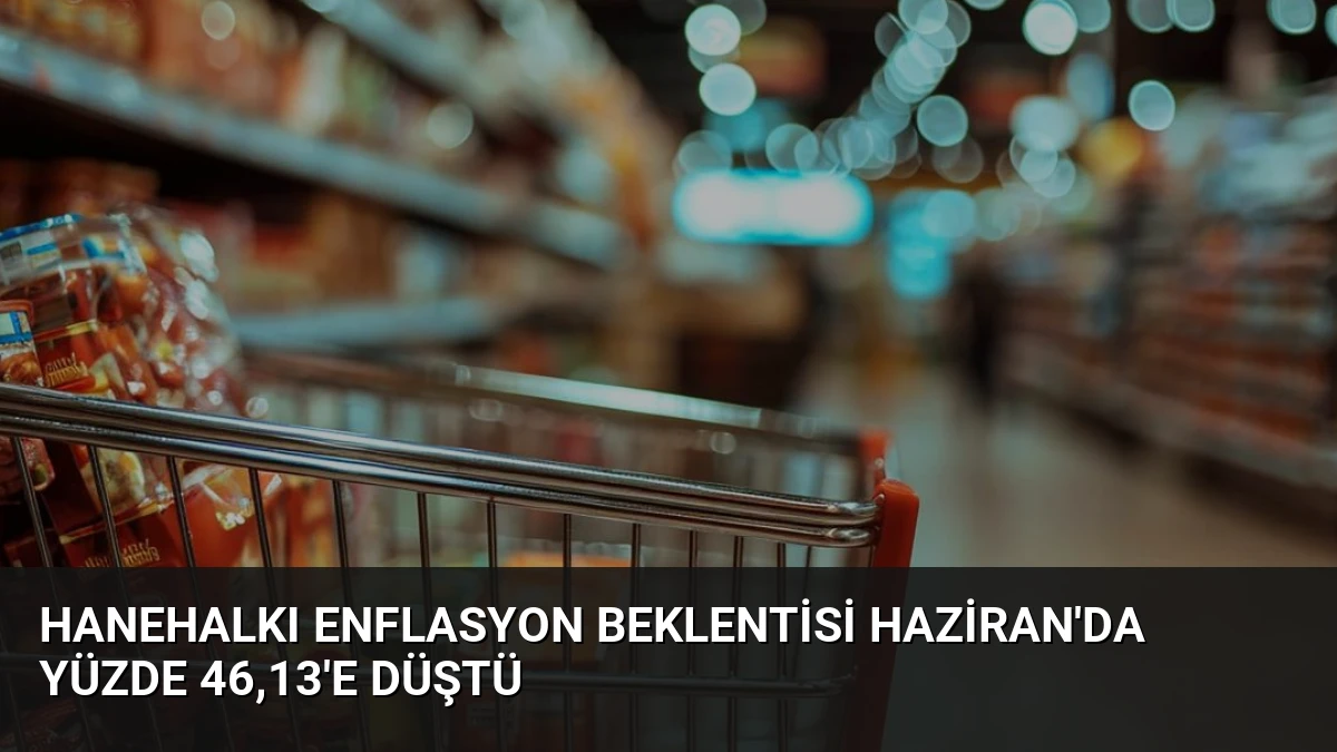 Hanehalkı Enflasyon Beklentisi Haziran’da Yüzde 46,13’e Düştü