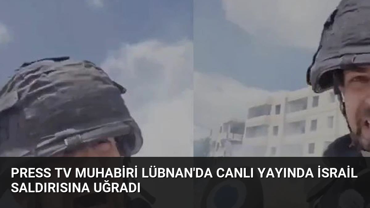 Press TV Muhabiri Lübnan’da Canlı Yayında İsrail Saldırısına Uğradı