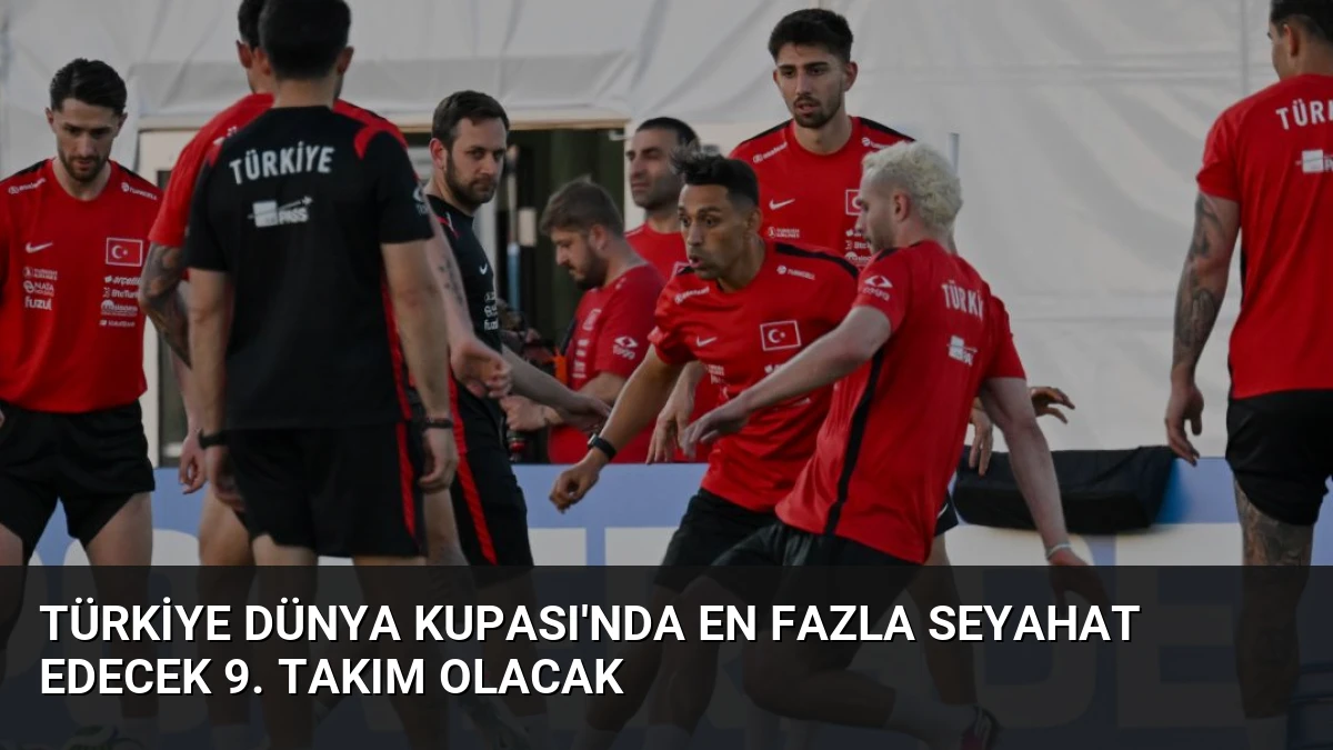 Türkiye Dünya Kupası’nda En Fazla Seyahat Edecek 9. Takım Olacak