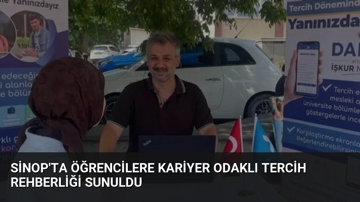 Sinop’ta Öğrencilere Kariyer Odaklı Tercih Rehberliği Sunuldu
