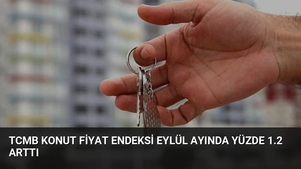 TCMB Konut Fiyat Endeksi Eylül Ayında Yüzde 1.2 Arttı